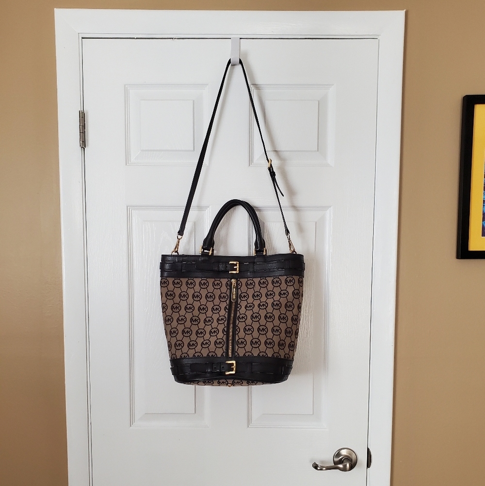 Michael Kors Monogrammed Canvas Handbag